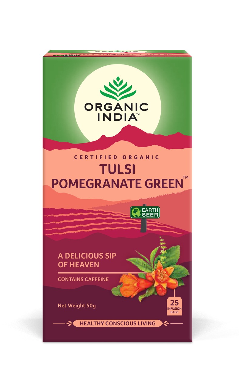 Ceai Tulsi rodie si ceai verde