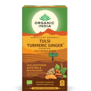 Ceai adaptogen turmeric si ghimbir