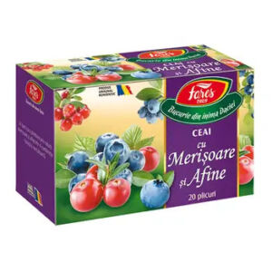 Ceai cu merisoare si afine