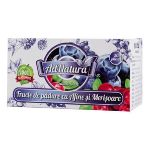 Ceai de fructe de padure cu afine si merisoare