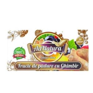 Ceai de fructe de padure cu ghimbir