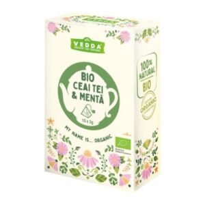 Ceai de tei cu menta