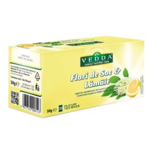 Ceai din flori de soc si lamaie