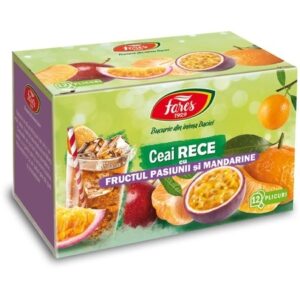 Ceai rece cu fructul pasiunii și mandarine