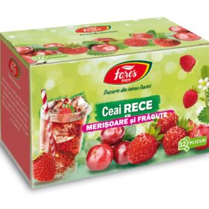 Ceai rece cu merisoare si fragute