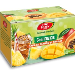 Ceai rece cu papaya mango si ananas