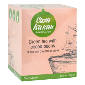 Ceai verde cu boabe de cacao