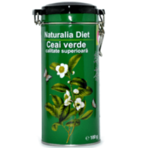 Ceai verde superior cutie metalica