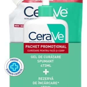 Cerave Pachet Gel Curatare Spumant