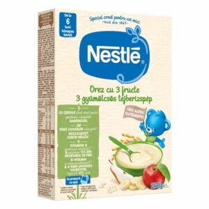 Cereale Nestle Orez cu 3 Fructe +6 Luni