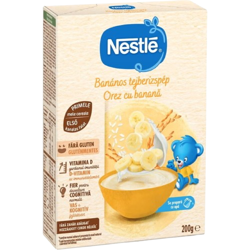 Cereale cu lapte si banana