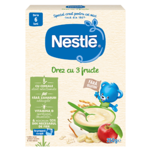 Cereale orez cu 3 fructe
