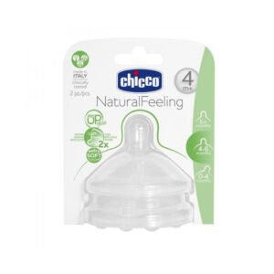 Chicco Natural Feeling Tetina silicon 2 bucati
