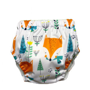 Chilotei pentru tranzitia la olita pentru 9 - 13kg cu model vulpe alb
