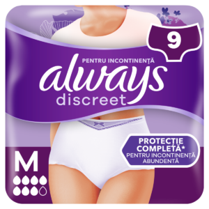 Chiloti pentru incontinenta urinara Discreet 7 picaturi M