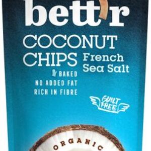 Chips de cocos cu sare de mare fara gluten Bio