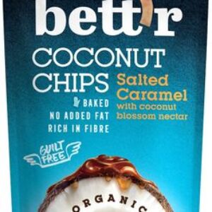 Chips de cocos si caramel sarat fara gluten Bio