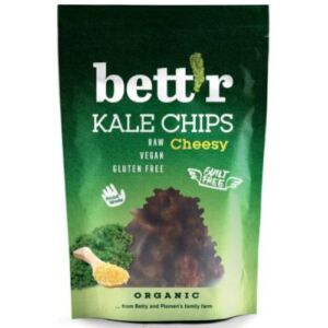 Chips din kale cu branza raw fara gluten Bio