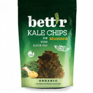 Chips din kale cu mustar raw fara gluten Bio