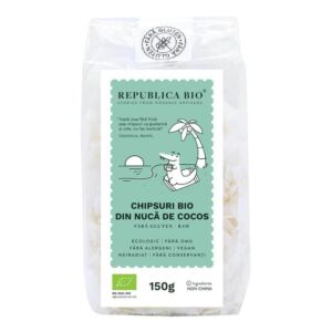 Chipsuri Bio din nuca de cocos raw