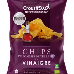 Chipsuri bio din cartofi cu vinegar