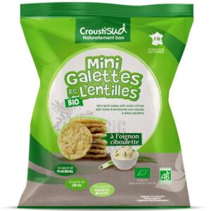 Chipsuri bio din linte cu ceapa