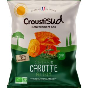 Chipsuri bio din morcovi cu cimbru fara sare