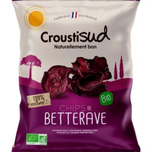 Chipsuri bio din sfecla rosie fara sare