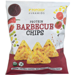 Chipsuri cu proteina de mazare si aroma de barbecue