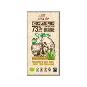 Chocolates Sole Ciocolata bio cu sirop de agave si 73% cacao