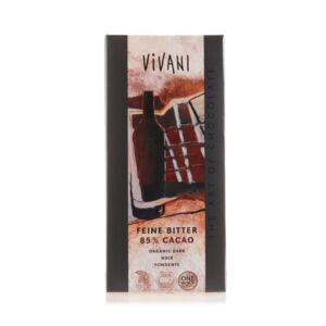 Ciocolata amaruie cu 85% cacao vegana Bio
