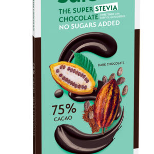 Ciocolata amaruie cu indulcitor natural de stevia Sweet&Safe