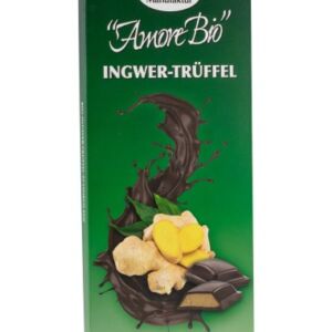 Ciocolata amaruie fina cu ghimbir si trufe