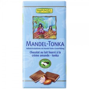 Ciocolata bio cu crema de migdale si tonka