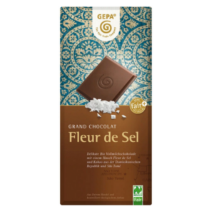 Ciocolata bio cu lapte si sare