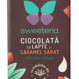 Ciocolata cu lapte si caramel sarat