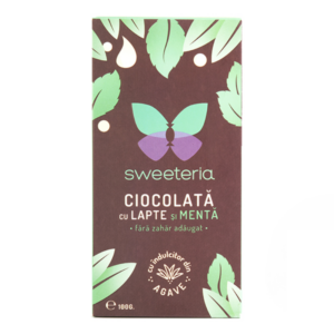 Ciocolata cu lapte si menta