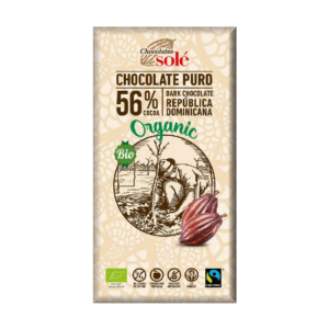 Ciocolata neagra bio 56% cacao