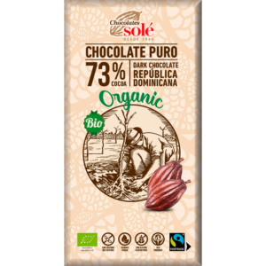 Ciocolata neagra cu 73% cacao Bio