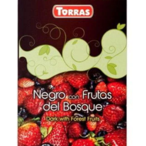 Ciocolata neagra cu fructe de padure fara zahar si gluten 58% cacao Stevia