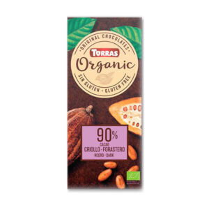 Ciocolata neagra fara gluten cu 90% cacao Organic