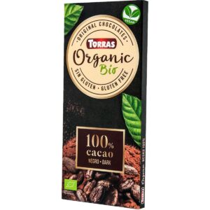 Ciocolata neagra fara zahar si gluten 100% cacao Organic Bio