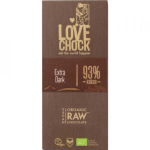 Ciocolata raw vegana 93% cacao Extra Dark
