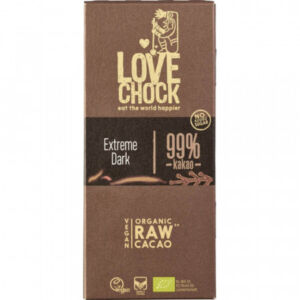 Ciocolata raw vegana 99% cacao Extreme Dark