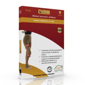 Ciorapi compresivi tip dres 280 deni 22-27 MmHg V-15 L