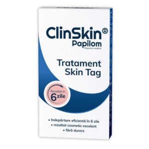 ClinSkin Papilom Tratament Skin Tag 3 Plasturi si Aplicator