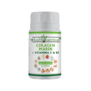 Colagen marin + Vitamina C + Vitamina B3 60 capsule