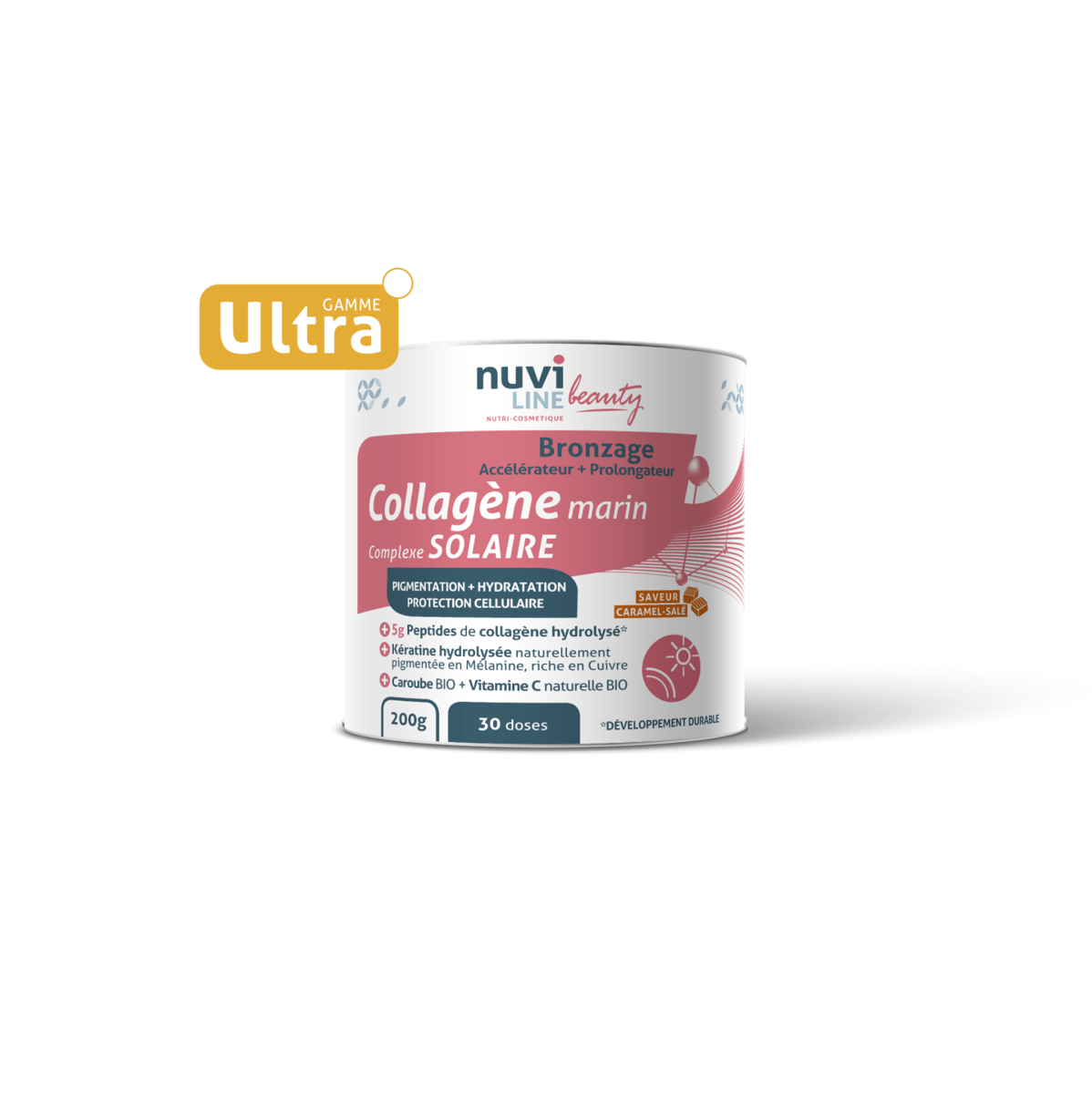 Collagen cu gust de caramel sarat Glowtan