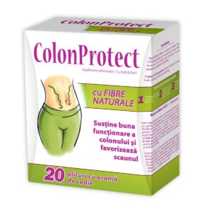 Colon Protect cu fibre naturale si gust de rodie