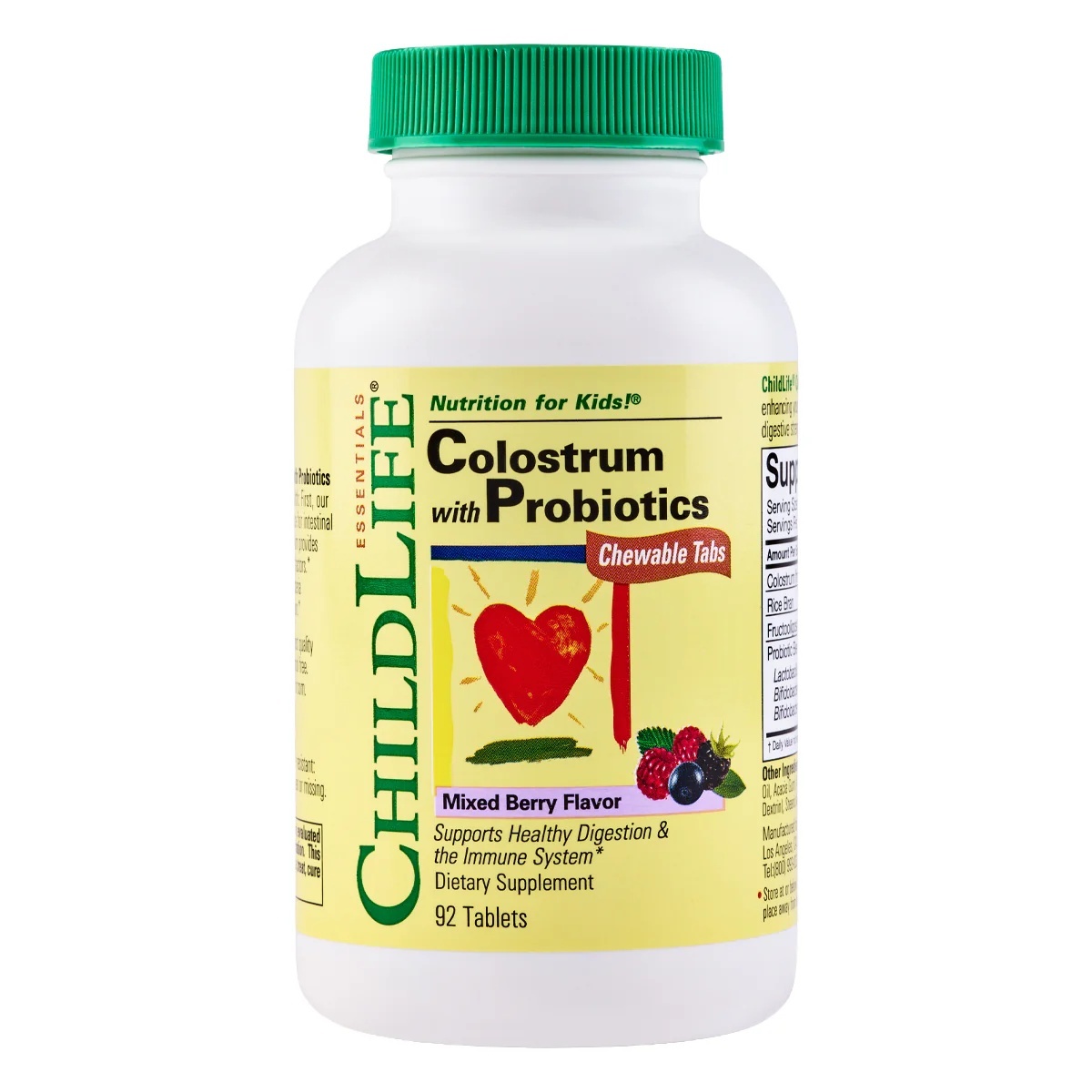 Colostrum with Probiotics Chewable Tabs